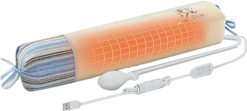 Almohada para aliviar el dolor de cuello, almohada cervical ergonómica en varios rellenos, soporte de cuello para dormir, funda de almohada [B]