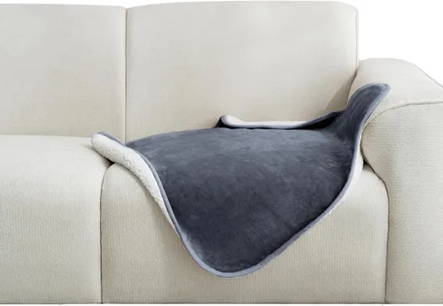 Vista 44 de gogobunny - Manta impermeable y reversible de vellón Sherpa para perro, cachorro, gato; protege la cama, el sofá y el sillón de líquido, orina