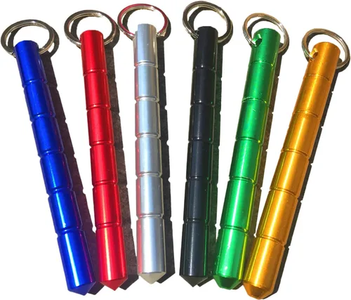 Vista 8 de Llavero portátil de aluminio con llavero para hombres y mujeres