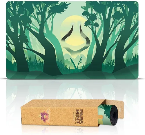Vista 8 de Swamp Mana Scenery (cosido) – Tapete de juego MTG – Compatible con Magic The Gathering Playmat – Play MTG, YuGiOh, TCG – Diseños artísticos
