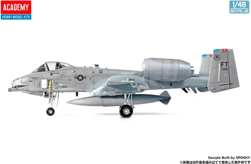 Vista 2 de Academy 120116 492348 1/48 USAF A-10C 75Th Fs Flying Tigers, multicolor