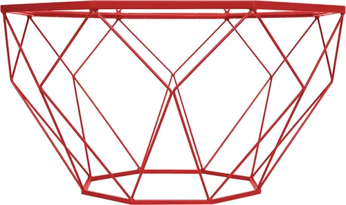 Vista 4 de LeisureMod Malibu - Mesa de centro octágono de 31 pulgadas, moderna mesa de cristal templado con parte superior de cristal templado y marco