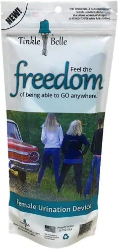 Vista 5 de Tinkle Belle - Dispositivo para poder orinar de pie, para mujeres ¡Podrás orinar de pie y sin quitarte la ropa! Fácil, compacto, fiable