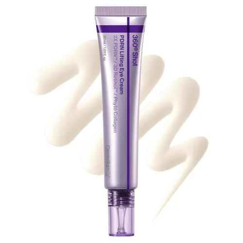 Centellian24 360 Shot PDRN Crema reafirmante para ojos 1.0 fl oz (1.01 fl oz) – Crema de ojos con retinol antienvejecimiento para ojos con capucha,