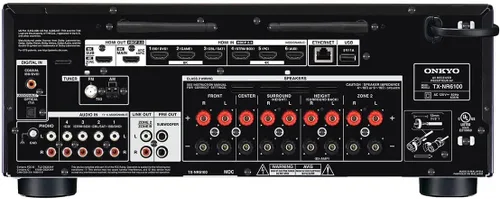 Vista 4 de Onkyo Receptor AV inteligente TX-NR6100 de 7.2 canales 8K - Certificado THX, funciona con certificado Sonos y la mejor experiencia de juego 4K