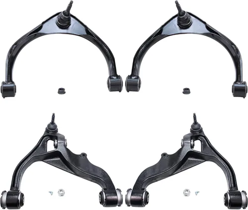 Vista 168 de Detroit Axle - Kit de suspensión frontal de 4 piezas para Chevrolet Aveo5 Aveo Pontiac G3 Wave Wave5 Suzuki Swift+, 2 brazos de control inferiores