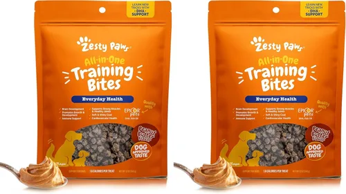 Vista 10 de Zesty Paws Golosinas de Entrenamiento para Perros y Cachorros - Golosinas para Perros para Entrenamiento - Masticables Saludables para Perros
