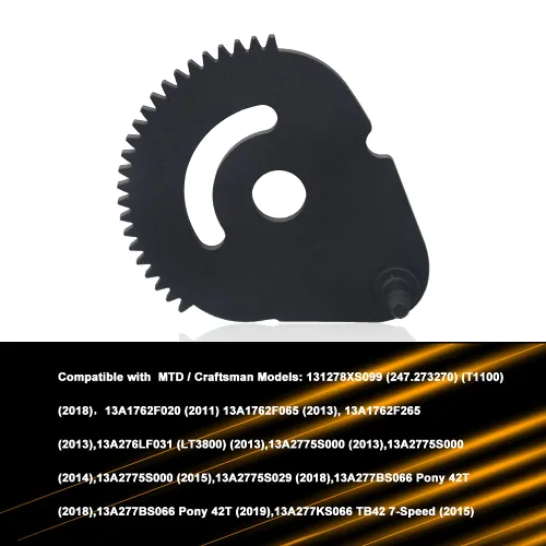 Vista 7 de 617-04094 Kit de engranajes de dirección compatible con MTD/Troy-Bilt/Craftsman 61704094 948-0389 - Compatible con los modelos 247288841 247288810