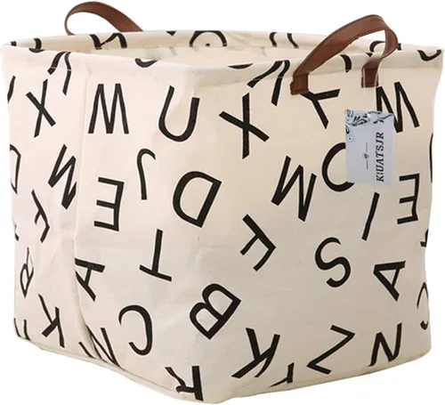 Vista 20 de Cesta de almacenamiento de lona, plegable, organizador con contenedores