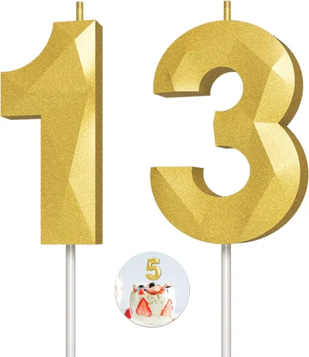 Vista 82 de Velas de cumpleaños con números (0 velas negras), forma de diamante 3D, decoración de pastel de feliz cumpleaños para niños y hombres, cumpleaños