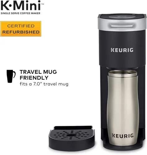 Vista 7 de Cafetera Keurig K-Mini, certificada reacondicionada, negra (Renovada)