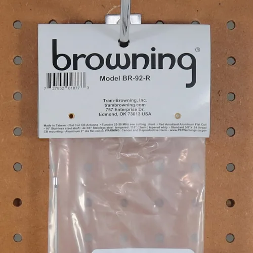 Vista 2 de Browning BR-92-BL BR-92 Antena CB de bobina plana de 15,000 vatios de 68 pulgadas con eje de 16 pulgadas (azul)
