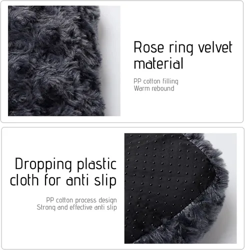 Vista 5 de Dog Bed - Orthopedic Crate Foam Dog Bed with Removable Washable Cover, Waterproof Dog Mattress and Nonskid Bottom, Comfy Anxiety Pet Bed Mat, for