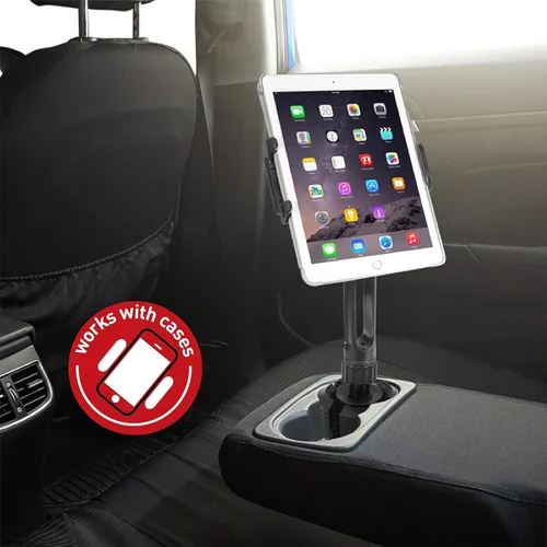 Vista 10 de Macally Soporte para tablet – Soporte resistente para iPad para automóvil, camión y vehículo – Se adapta a dispositivos de 3.5 a 8 pulgadas de ancho