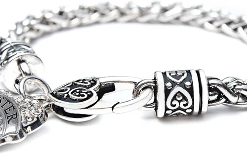 Vista 5 de Luvalti Pulseras con dije para hermanas, adorable pulsera de corazón para hermana, la mejor pulsera de corazones para mujer, Metal