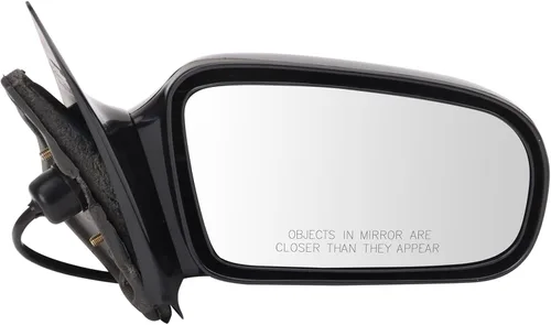 Vista 83 de TRQ Cubierta cromada del espejo manual del lado del pasajero, acabado liso para Volvo VNL 2004-2014