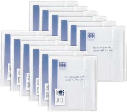 Avery Portadocumentos Translúcido, Organizador de Documentos de Viaje Transparente, Capacidad para Hasta 50 Páginas, 12 Portadocumentos (72278)