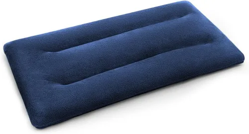 Vista 8 de Almohadilla térmica para microondas con funda lavable, almohadilla térmica de microondas de 8 x 18 pulgadas para cuello y hombros, bolsa de frijoles