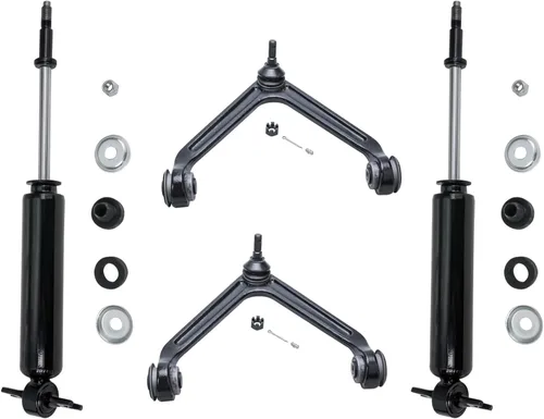 Vista 162 de Detroit Axle - Kit de suspensión frontal de 4 piezas para Chevrolet Aveo5 Aveo Pontiac G3 Wave Wave5 Suzuki Swift+, 2 brazos de control inferiores