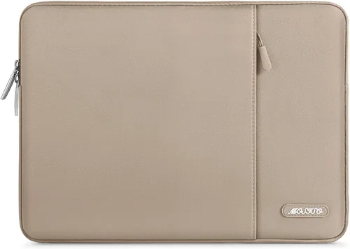 Vista 50 de MOSISO Funda vertical de poliéster con bolsillo para laptop de 13 pulgadas, para computadora MacBook Air M4, M3, M2 y M1 de 2025 a 2018 y Pro M2
