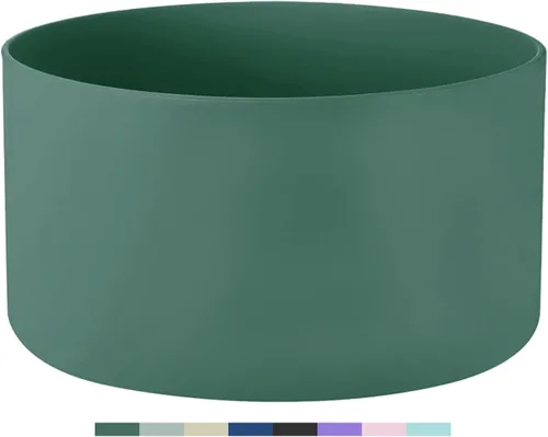 Vista 10 de CHEETAH Funda Protectora para Botella de Agua Hydroflask de 12oz - 40oz, Funda de Silicona Inferior Sin BPA, Compatible con Todas las Botellas