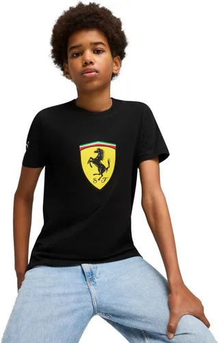 Vista 5 de Puma Camiseta unisex para niños con gráfico Scuderia Ferrari Race Graphic