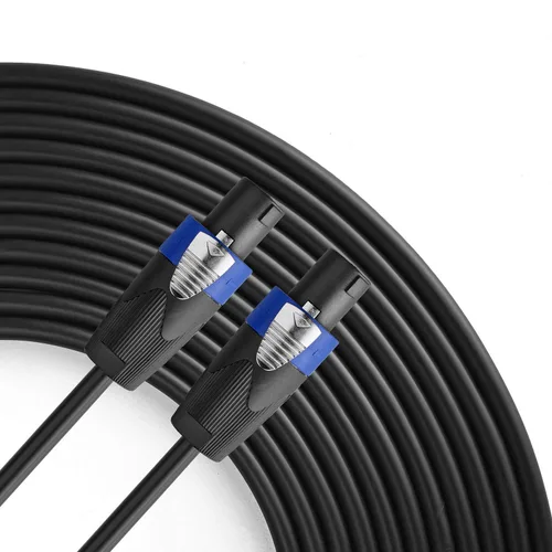 Vista 7 de Cable de altavoz a Speakon Pro de 6 pies 12 AWG – Cable de altavoz de calibre 12 resistente de 6 pies con bloqueo giratorio para amplificador