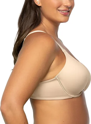 Vista 2 de Vanity Fair Brasier para mujer de figura completa para realzar la espalda, tela elástica en 4 direcciones, copas ligeramente forradas hasta H