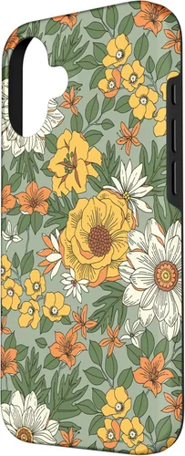 Vista 2 de Yellow Wildflower Summer Flowers Botanical Graphic Floral Case for iPhone 16