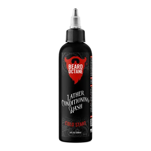 Vista 4 de Beard Octane: Fabricator Beard Wash - Champú para barba - Limpia e hidrata con manteca de karité y jojoba - Barbas más suaves y saludables