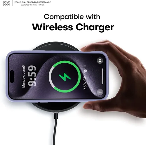 Vista 49 de LOVE 3000 Diseñada para Funda iPhone Air, Silicona Premium [Compatible con Magsafe][Forro de Microfibra Suave Anti-Rayones] Funda Protectora