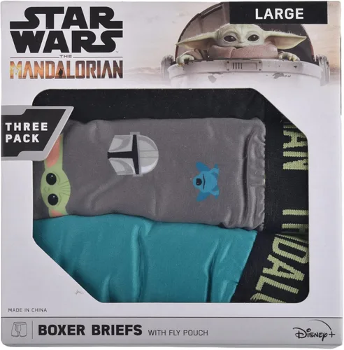 Vista 2 de STAR WARS Paquete de 3 calzoncillos tipo bóxer cómodos para hombre