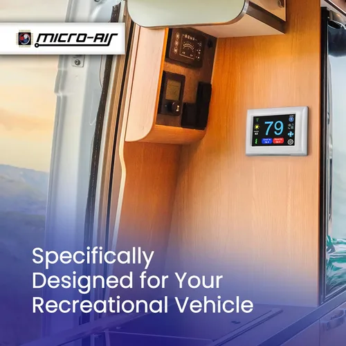 Vista 66 de MICRO-AIR EasyTouch - Termostato digital de repuesto para autocaravana, programable y confiable, habilitado para WiFi y Bluetooth, termostato