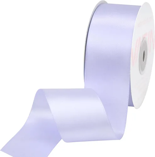 Vista 140 de VATIN - Cinta de satén de doble cara beige de 1/4", 25 yardas continuas, cinta de poliéster beige para ramo de lazos, envoltura de regalos, arreglo