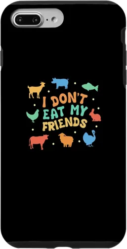 Vista 12 de Goat Pig Fish Friends Design for Vegan People Case for iPhone 16