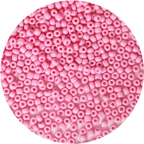 Vista 26 de Bala&Fillic Cuentas de semillas de color perla azul claro opaco de 0.157 in, aproximadamente 1200 piezas/3.53 oz en bolsa, 6/0 cuentas de vidrio