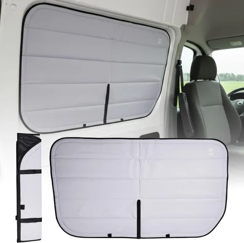Vista 4 de Living in a Bubble Cubierta Aislante con Bloqueo de Luz para Ventana de Puerta Corrediza para Mercedes Sprinter NCV3 y VS30, 2007-Actual, Accesorios