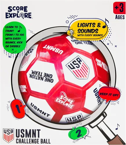 Vista 5 de Score N' Explore Interactive Sound Ball Light Up, Sound, and Counting Ball for Skills Training