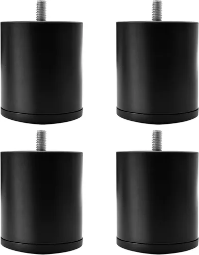 Vista 22 de Patas de metal de 2 pulgadas de repuesto para base de cama ajustable eléctrica, tornillo no ajustable en patas cortas