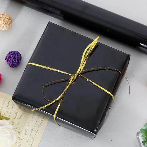 Vista 3 de BEISHIDA Rollo de papel de regalo metálico negro, 17 pulgadas x 32.8 pies, papel de regalo para múltiples ocasiones