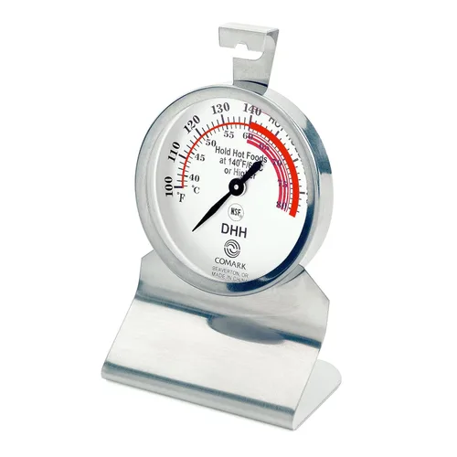 Vista 2 de Comark DHH - Termómetro de alimentos con cuerpo de acero inoxidable, estilo de esfera, 1 unidad (paquete de 1)