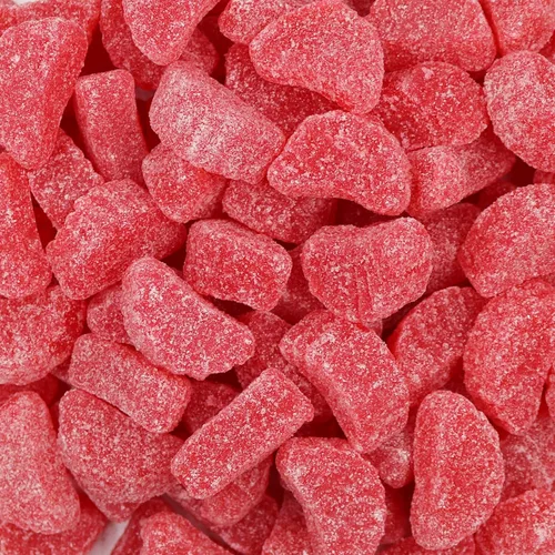 Smarty Stop - Tiras de caramelo de cereza roja en forma de cuña (1 libra (paquete de 1))