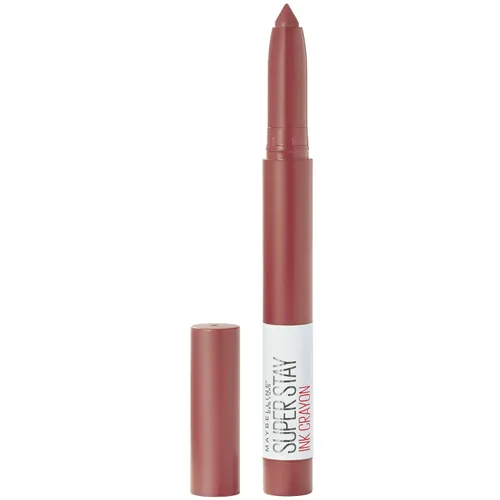 Vista 42 de Maybelline Super Stay Ink Crayon Lápiz labial, Crayón de labios mate con punta de precisión y afilador incorporado, larga duración hasta 8 horas