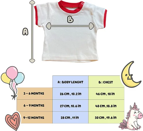 Vista 3 de Mc Donald's Cotton Baby Overall, Salopette With Tshirt For Newborns & Infants - 2 Pack Cotton Baby Romper For Unisex