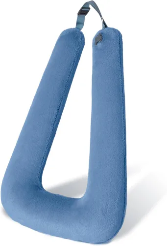 Vista 8 de Keemall Almohada de Cuello de Coche Inflable, Almohada de Reposacabezas de Coche Inflable Suave para Asiento de Conducción con Correa Ajustable