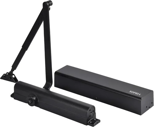 Vista 7 de SOPHIA Cierrapuertas de grado comercial 1, cierrapuertas automático resistente, totalmente ajustable para puertas de 44 a 330 libras, cierre