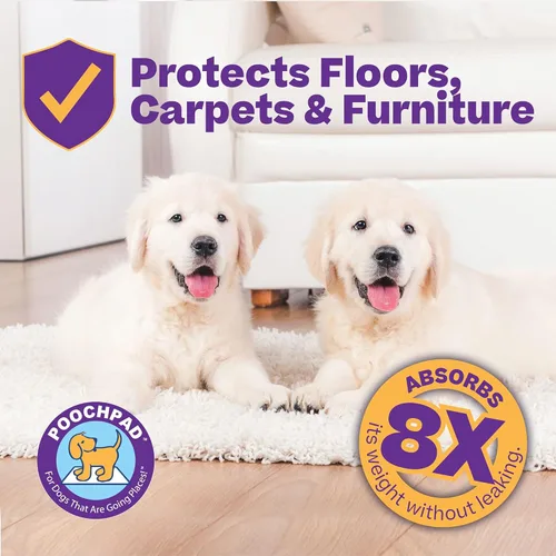 Vista 4 de PoochPad Almohadilla para orinal original, lavable y reutilizable (pequeña), control de olores inigualable, almohadilla para entrenamiento
