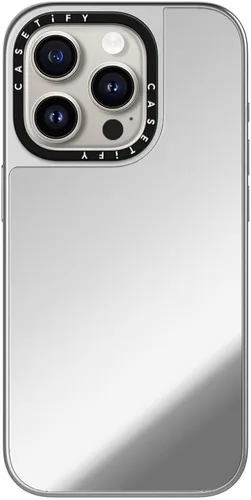 Vista 19 de CASETiFY Funda de espejo para iPhone Air [Reflejante/Compatible con Magsafe / Protección contra caídas de 4.9 pies de grado militar 1X] - Negro