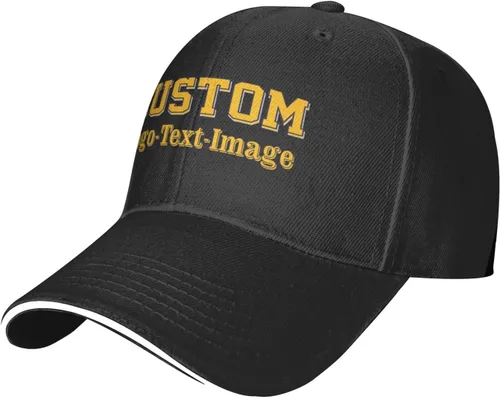 Gorras de béisbol unisex personalizadas para hombres y mujeres, sombrero personalizado con tu propia imagen, logotipo, texto, nombre, gorras de
