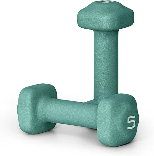 Vista 37 de Tone Fitness Pares de Mancuernas de Pesas de Neopreno con Cabeza Cuadrada Antirrodamiento Múltiples Opciones